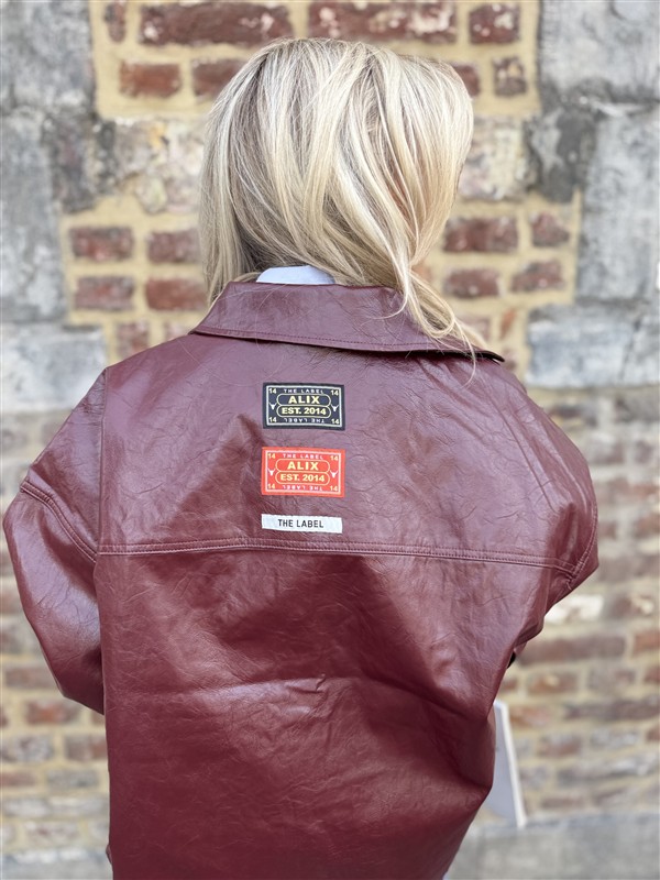 Alix Faux Leather Blouse 2509412310