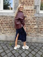 Alix Faux Leather Blouse 2509412310