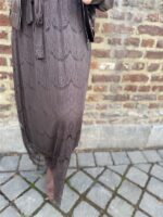 Maxi Lace Dress 3465 Choco