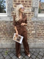 Blazer V340 Satine Bow Coffee