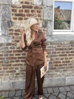 Blazer V340 Satine Bow Coffee