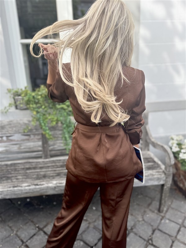 Blazer V340 Satine Bow Coffee