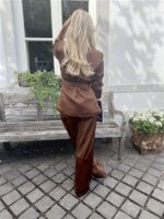 Blazer V340 Satine Bow Coffee