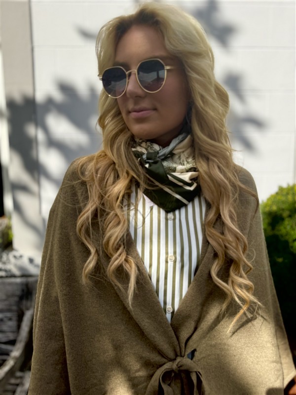 Poncho Cardigan 01-010127-509