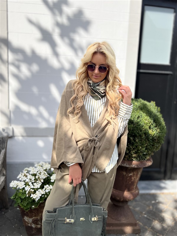 Poncho Cardigan 01-010127-509