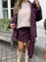 Short Rokje Ld9392 Flower Broche + Sleep