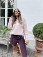 Kid Mohair Knit 28007 Ronde Hals