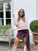 Kid Mohair Knit 28007 Ronde Hals