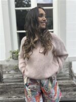 Kid Mohair Knit 28007 Ronde Hals