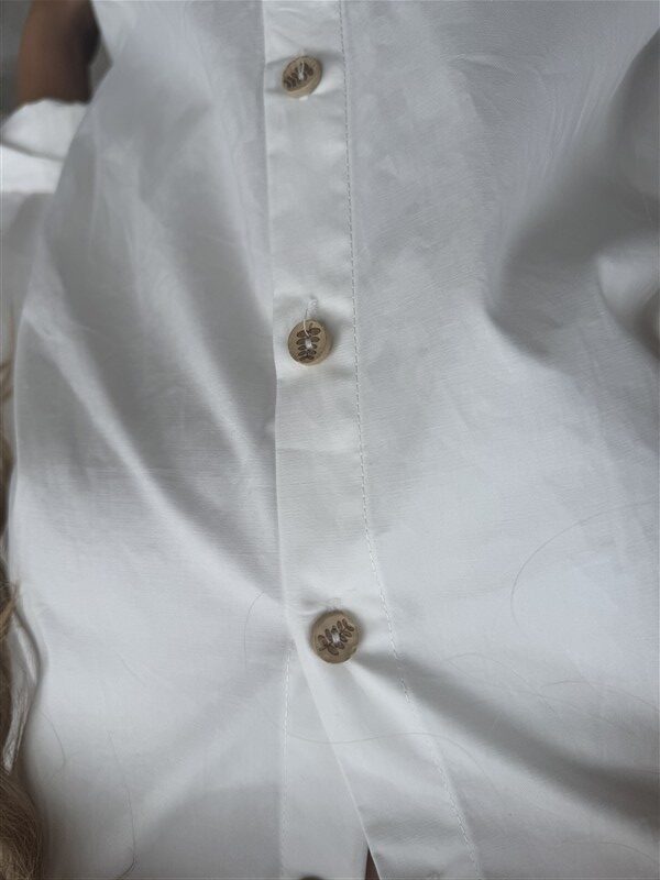 Hemdsblouse C30172 Macramé Frilles Rug