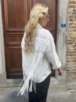 Hemdsblouse C30172 Macramé Frilles Rug