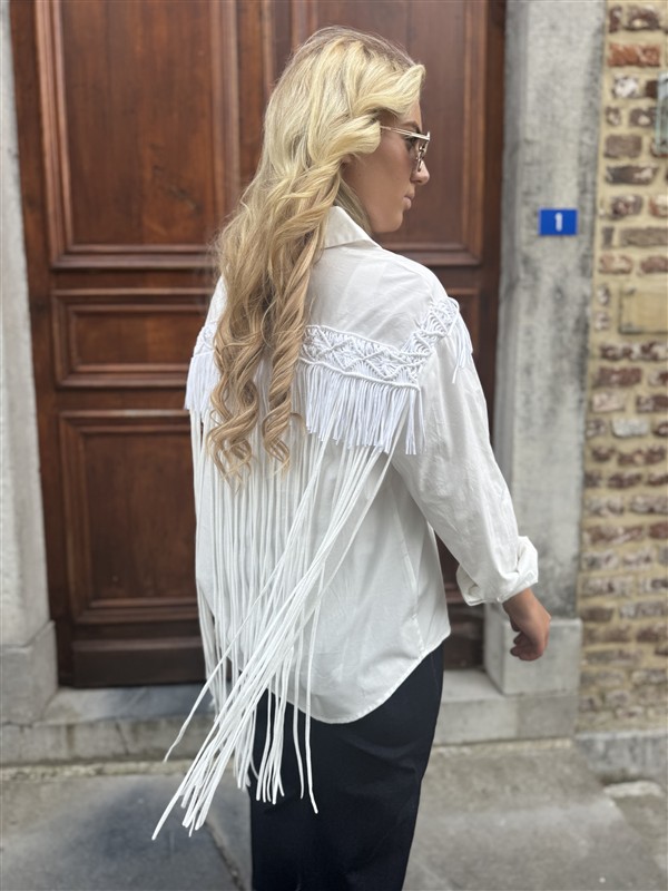 Hemdsblouse C30172 Macramé Frilles Rug