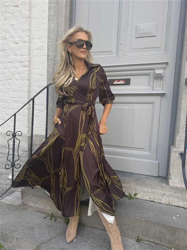 Maxijurk Lemon Grass Print