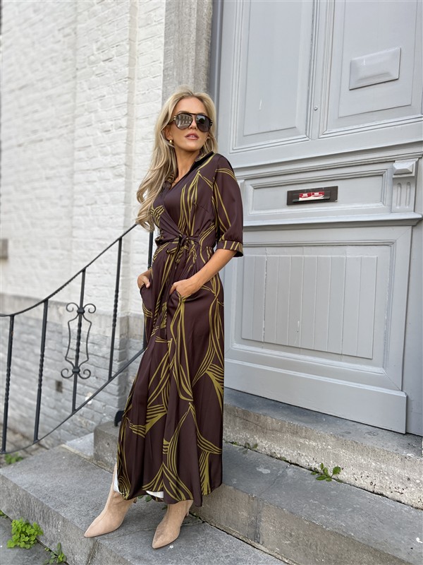 Maxijurk Lemon Grass Print