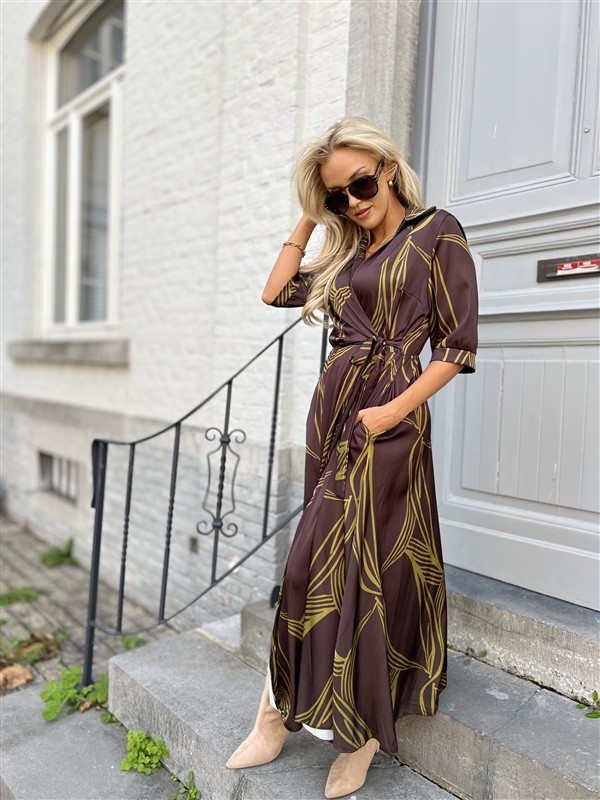 Maxijurk Lemon Grass Print