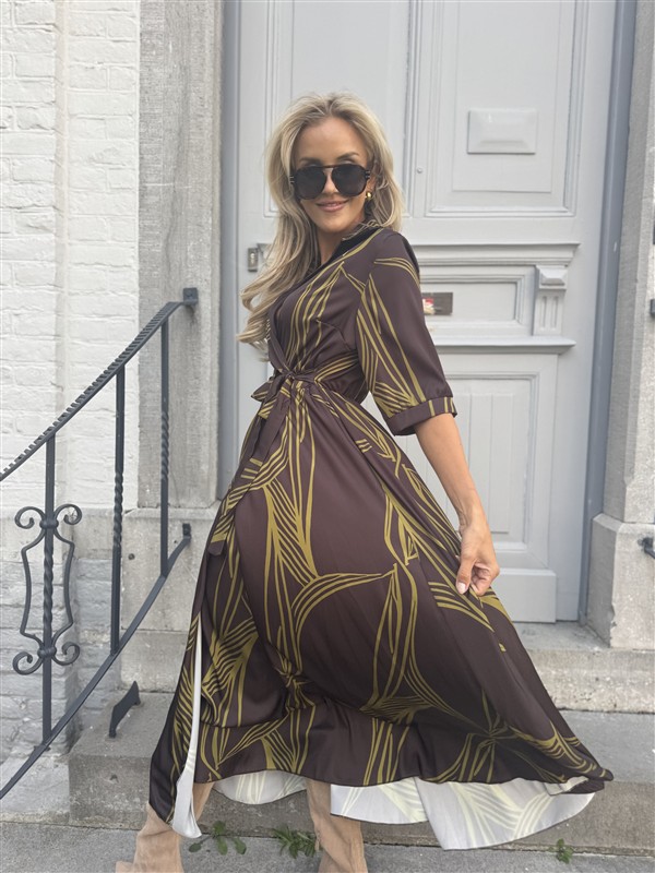 Maxijurk Lemon Grass Print