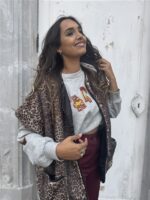 Mouwoos Vest 12079 Leopard