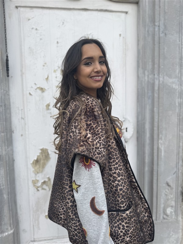 Mouwoos Vest 12079 Leopard