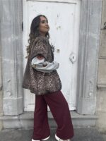 Mouwoos Vest 12079 Leopard