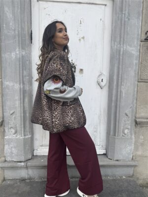 Mouwoos Vest 12079 Leopard