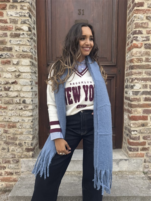 Basic Sjaal Frilles Wj8851