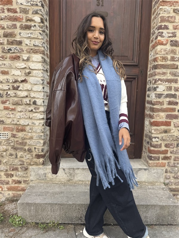 Leatherlook Bomber Bordeaux