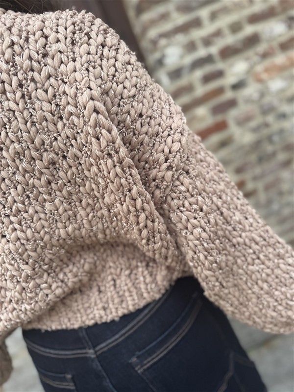 Braided Vest Zm66001 Buttons Camel