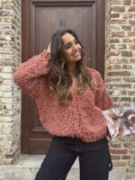 Braided Vest Zm66001 Buttons Pepper