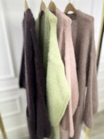 Knitvest Met Zakken 40%kidmohair