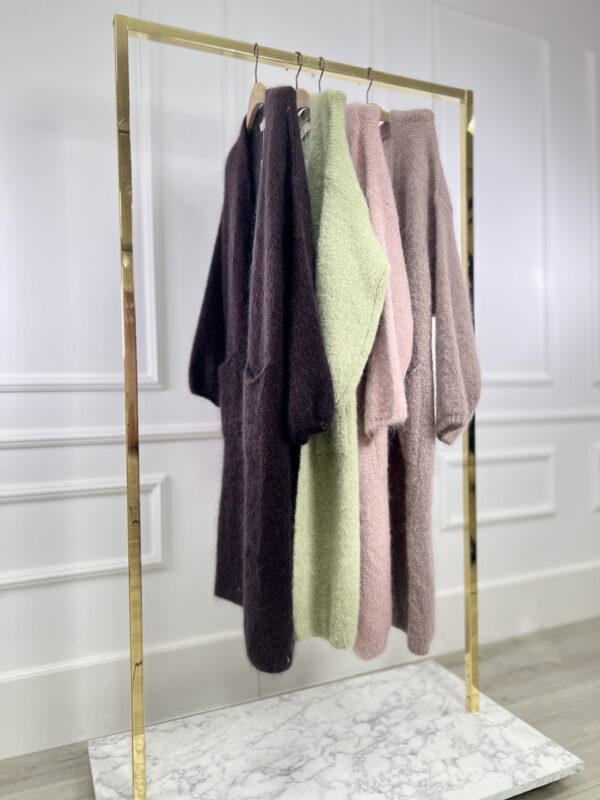 Knitvest Met Zakken 40%kidmohair