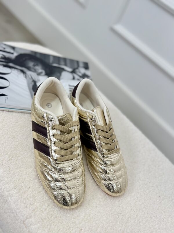 Sneaker 8-21 Goud Bruin