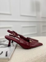 Slingback Heels Ls5533 Bordeaux