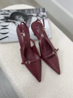 Slingback Heels Ls5533 Bordeaux