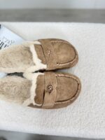 Suede Clog 333-318 Met Faux Fur