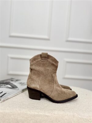 Western Boot Sp301 Leather Taupe