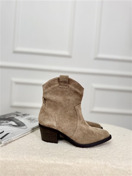 Western Boot Sp301 Leather Taupe