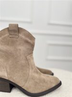 Western Boot Sp301 Leather Taupe