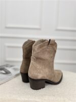 Western Boot Sp301 Leather Taupe