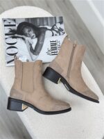 Laarsje A-910 Met Strass Taupe