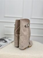 Boot D79 Overslag Studs Beige