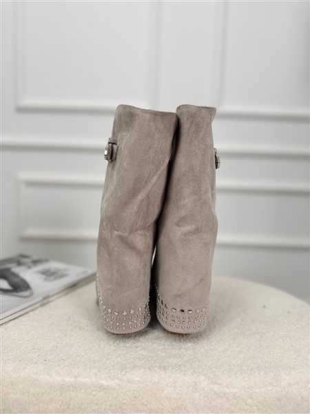 Boot D79 Overslag Studs Beige