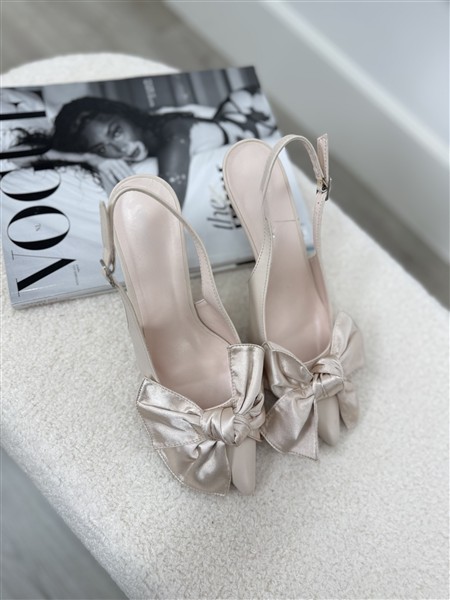 Slip-On Heels Ls5527 Bow