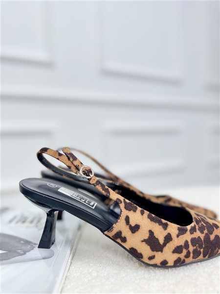 Slip-On Heels Ls5517 Leopard