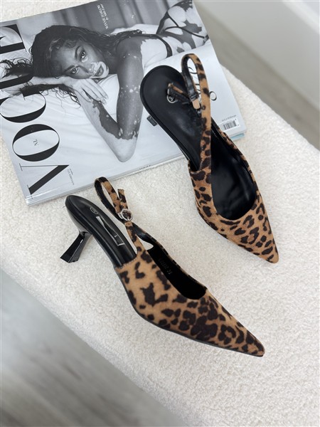 Slip-On Heels Ls5517 Leopard