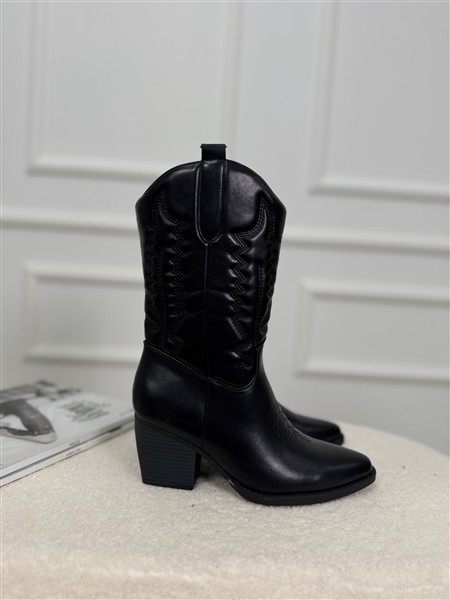 Western Boot T289 Zwart