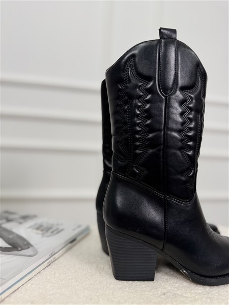 Western Boot T289 Zwart