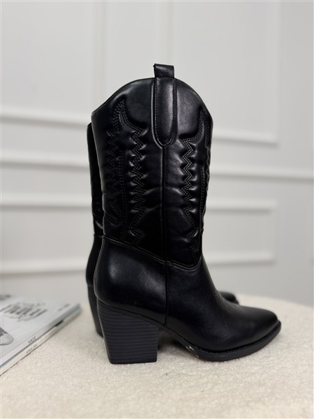 Western Boot T289 Zwart