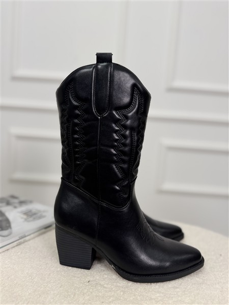 Western Boot T289 Zwart
