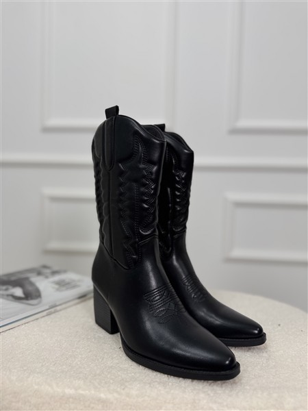 Western Boot T289 Zwart