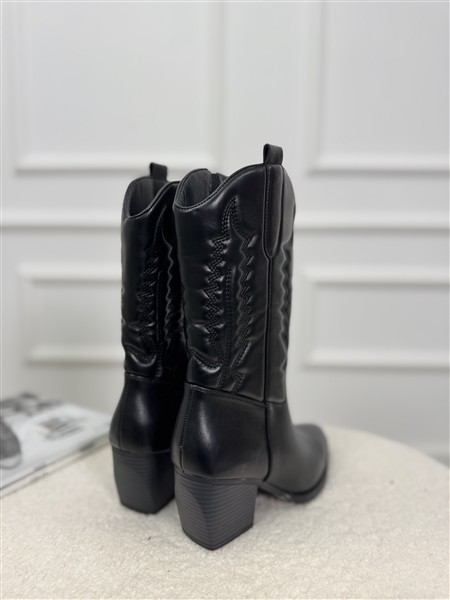 Western Boot T289 Zwart